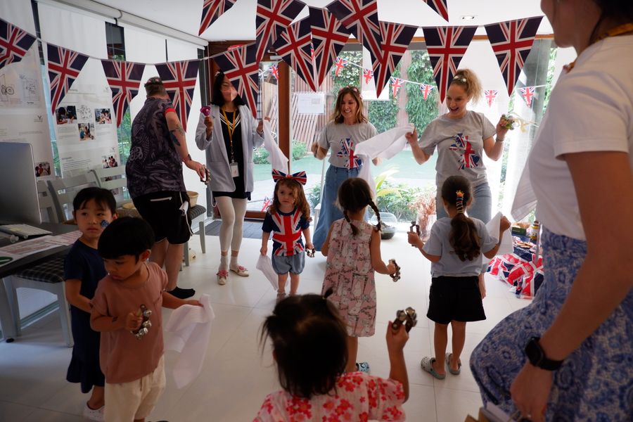 performing a UK Morris Dance