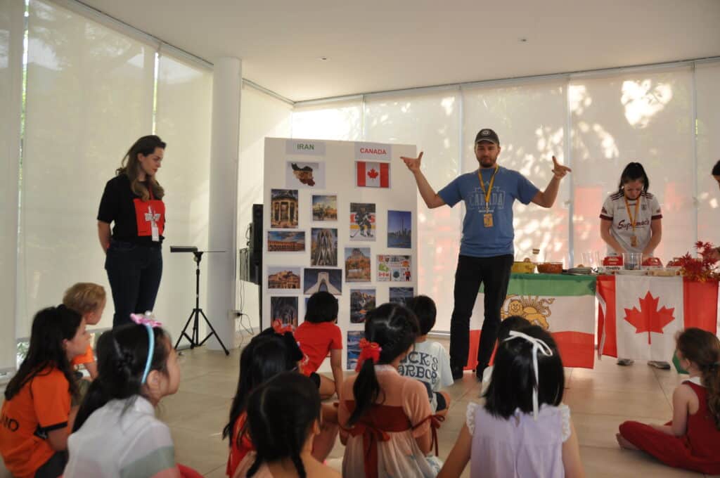 learn about many country cultures and arts through hands-on activities