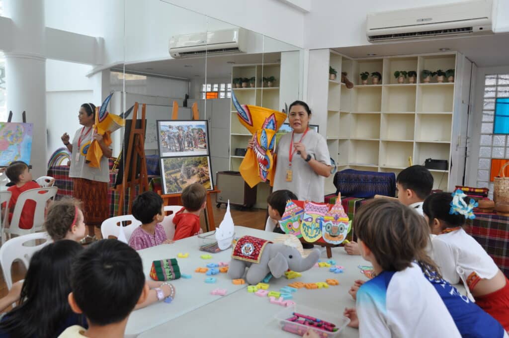 crafting a classical Thai mask