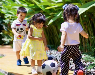 Learning Hand Foot Coordination | Purple Elephant 49 International School Bangkok