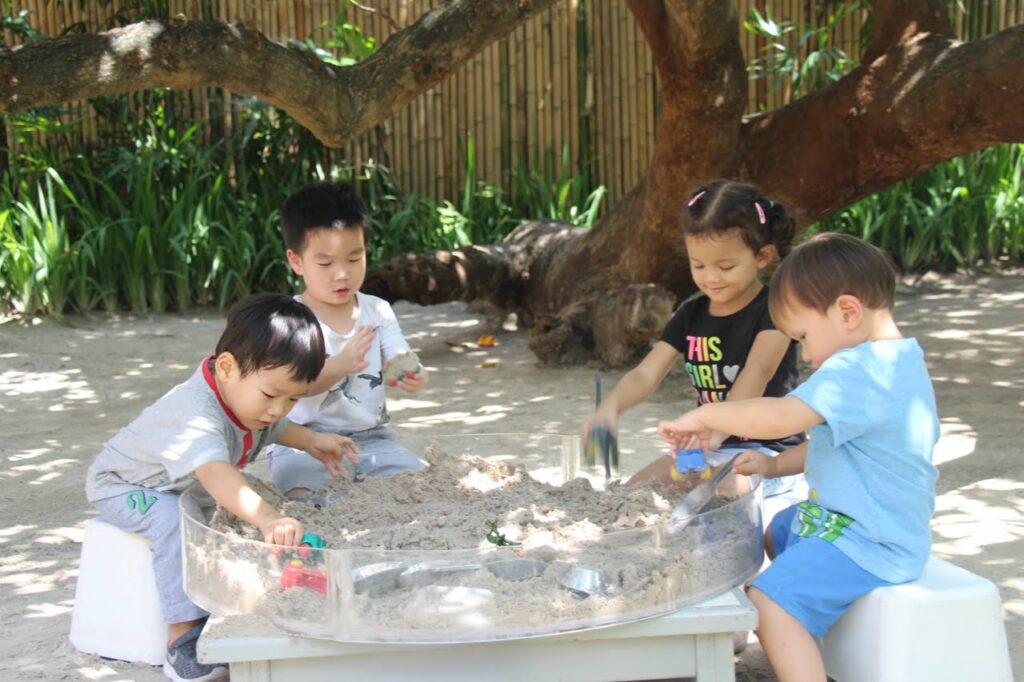 Playing In The Sand | Elc Purple Elephant 39 International School Bangkok